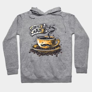 Coffee Craze: Steamy Mustache Hoodie